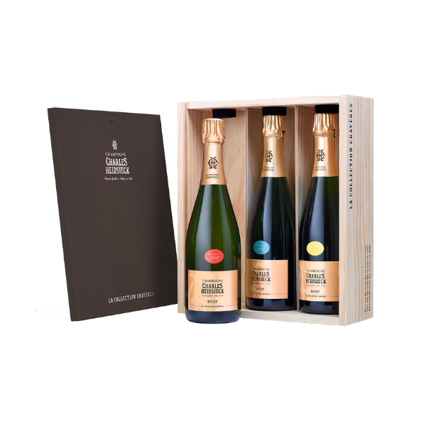 Charles Heidsieck La Collection Crayeres Mise en Cave 1990-1995-2000 Champagne