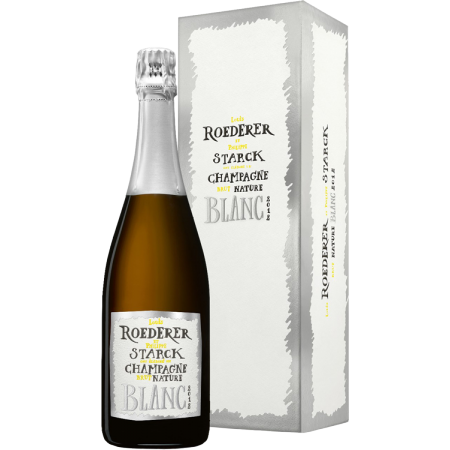 Philippe Starck Blanc de Blancs 2012 Louis Roederer Brut Nature Champagne (Box)