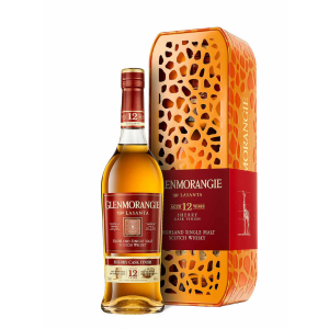 Highland Single Malt Scotch Whisky 12 years old Sherry Cask Finish “Lasanta” Giraffe Tin Glenmorangie (0.7l, special pack)