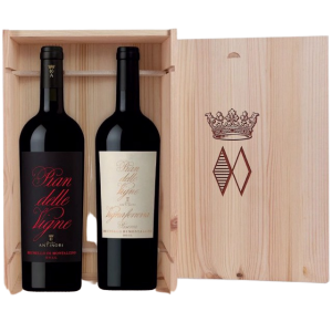 Cassetta Legno 2 Bt Pian delle Vigne 2016 + VignaFerrovia 2015 Antinori
