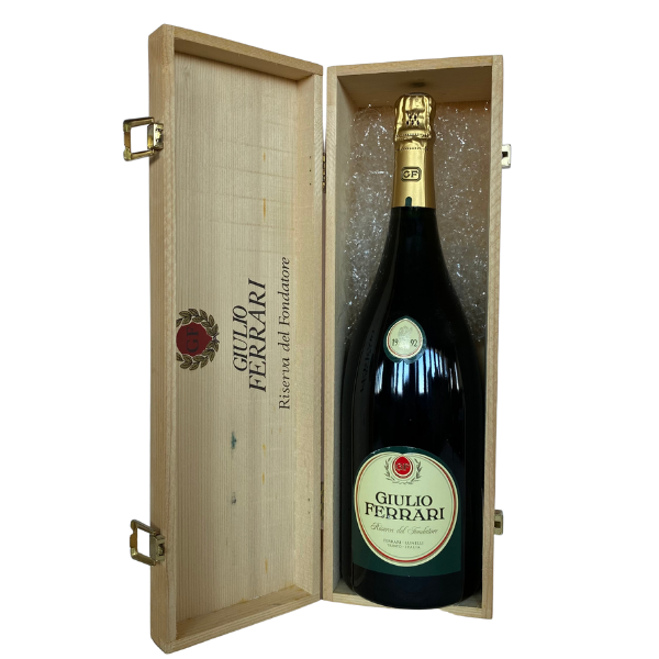 Ferrari TRENTODOC Giulio Ferrari "Riserva del Fondatore" 1992 Magnum (Box Legno)