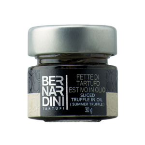 Fette di tartufo nero estivo in olio 30gr - Bernardini Tartufi