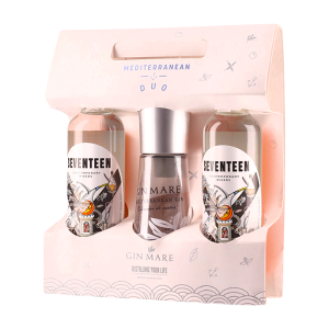 Mediterranean Gin Mare & Seventeen "Mini Duo Gin Tonic pack" (Gin 100ml + 2 Tonic 200ml)
