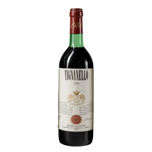 "Tignanello" 1978 Toscana Rosso IGT Tenuta Tignanello Antinori