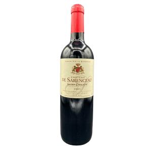 Chateau de Sarenceau 2003 - Bordeaux - Saint Emilion