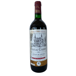 Chateau Colbert 1989 Cote de Bourg - Bordeaux - Francia