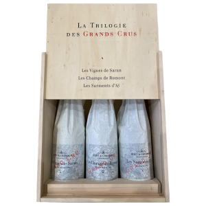 Moët & Chandon "La Trilogie des Grands Crus" 3 Bottiglie Box Legno