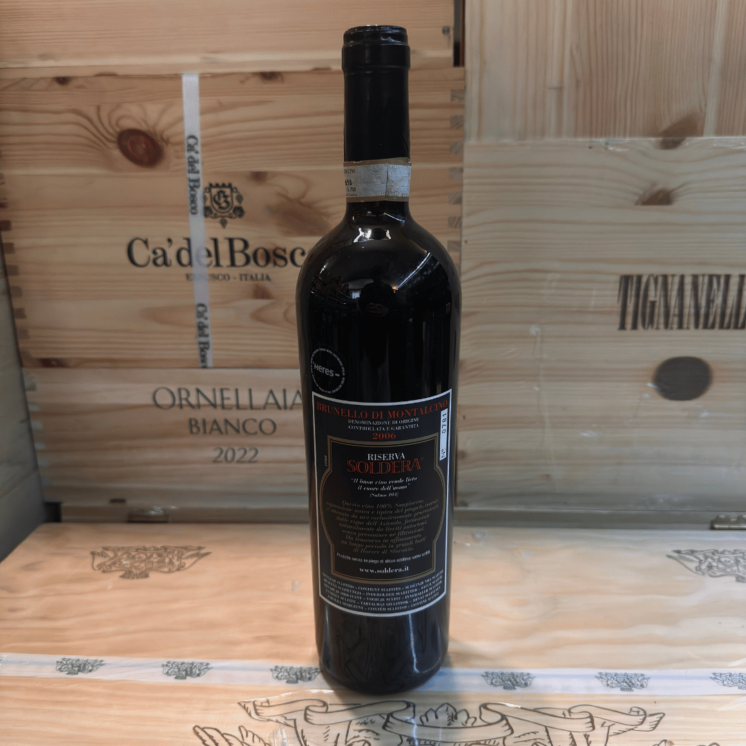 Brunello di Montalcino riserva 2006 Soldera - immagine 3